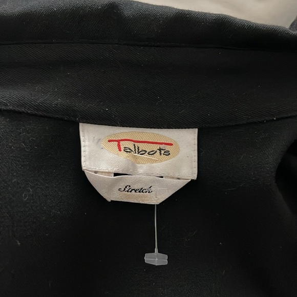 Talbots Women's Utility Black Stretch Jacket - Picture 5 of 14
